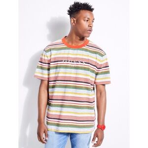New GUESS Originals Striped Tee Shirt